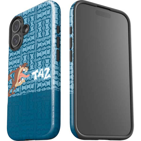 Looney Tunes Tasmanian Devil Yell iPhone 16 Plus Impact Case